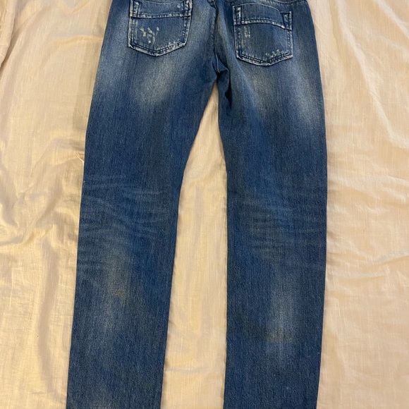 LOVE MOSCHINO Straight Low Rise Distressed Jeans (J2) - Picture 8 of 12